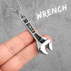 PENDRA Worker Wrench Boyfriend Steel Necklace
