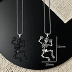 PENDRA Skullfun Halloween Weird Skull Pendant Necklace