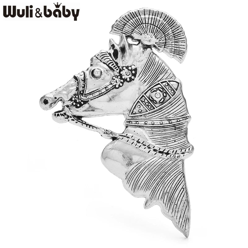PENDRA Vintage Lovely Horse Brooch