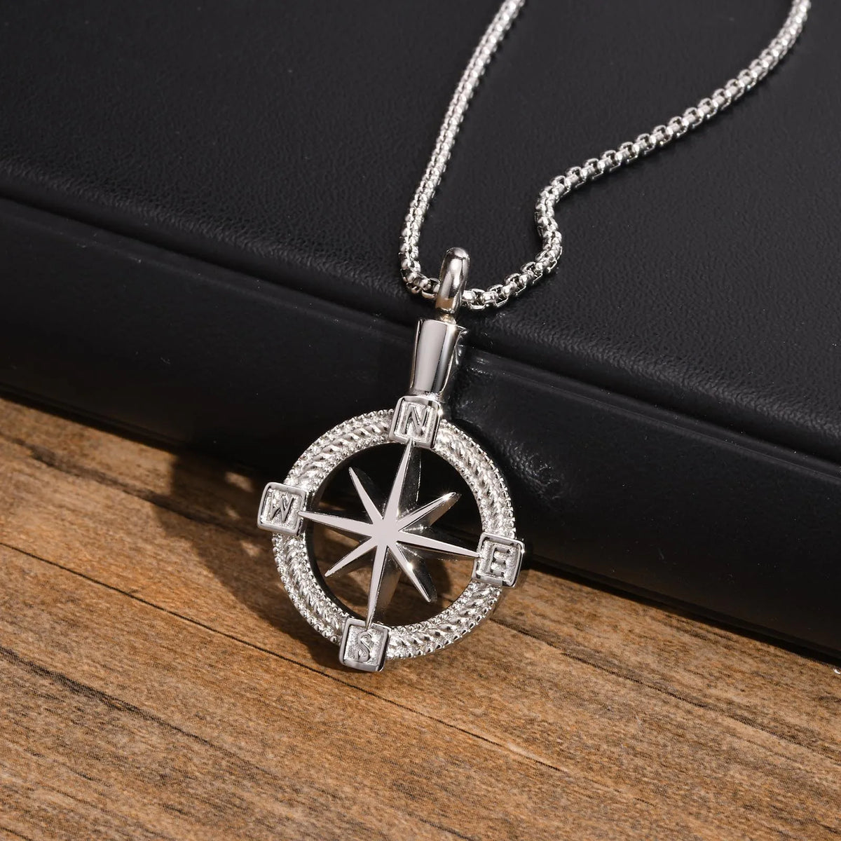 PENDRA Urn Compass Pendant Necklace