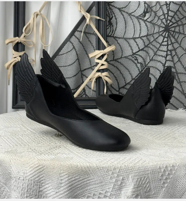 PENDRA Flat Medieval Shallow Shoes