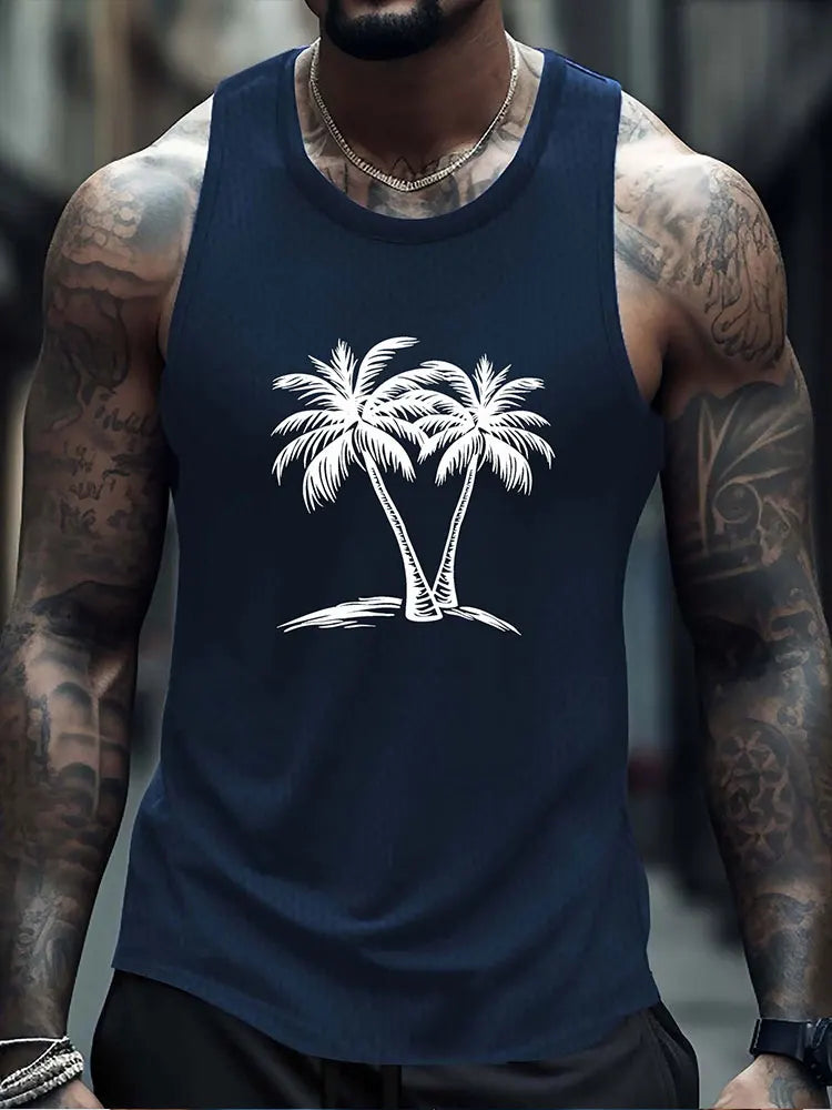 PENDRA Sleeveless Hawaiian T-Shirt