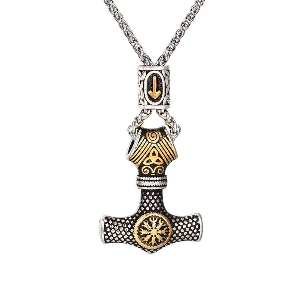 PENDRA Beaded Norse Necklace