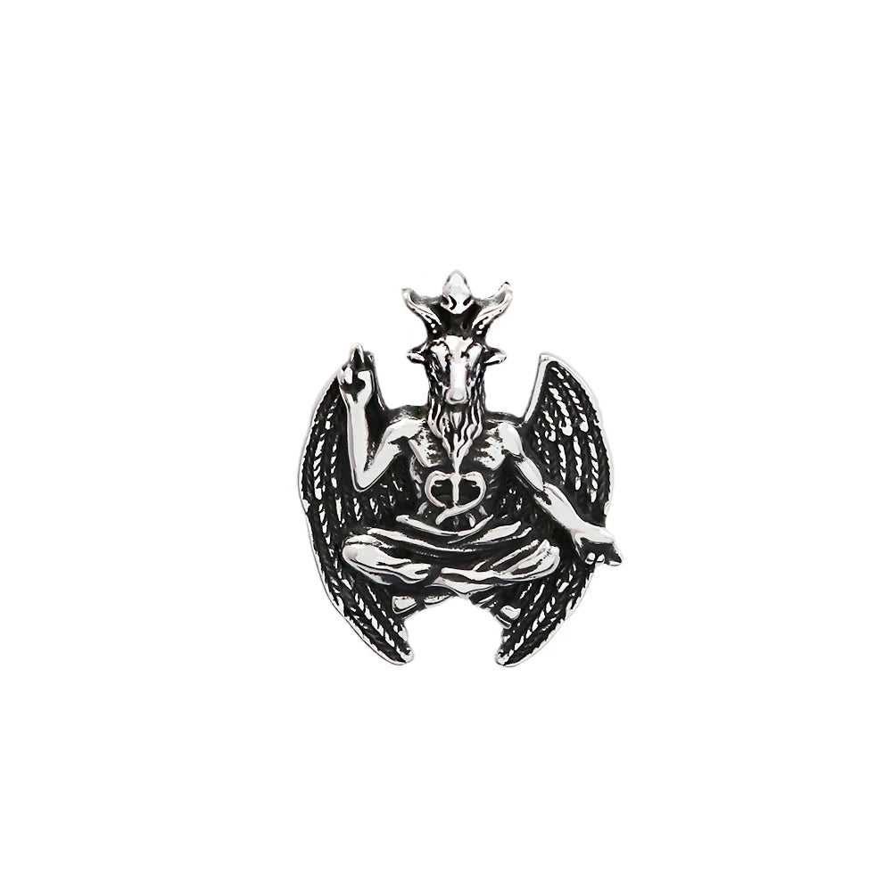 PENDRA Satanicgoat Gothic Goat Pendant Necklace
