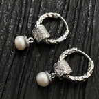 PENDRA Liquid Lava Sterling Silver Earrings