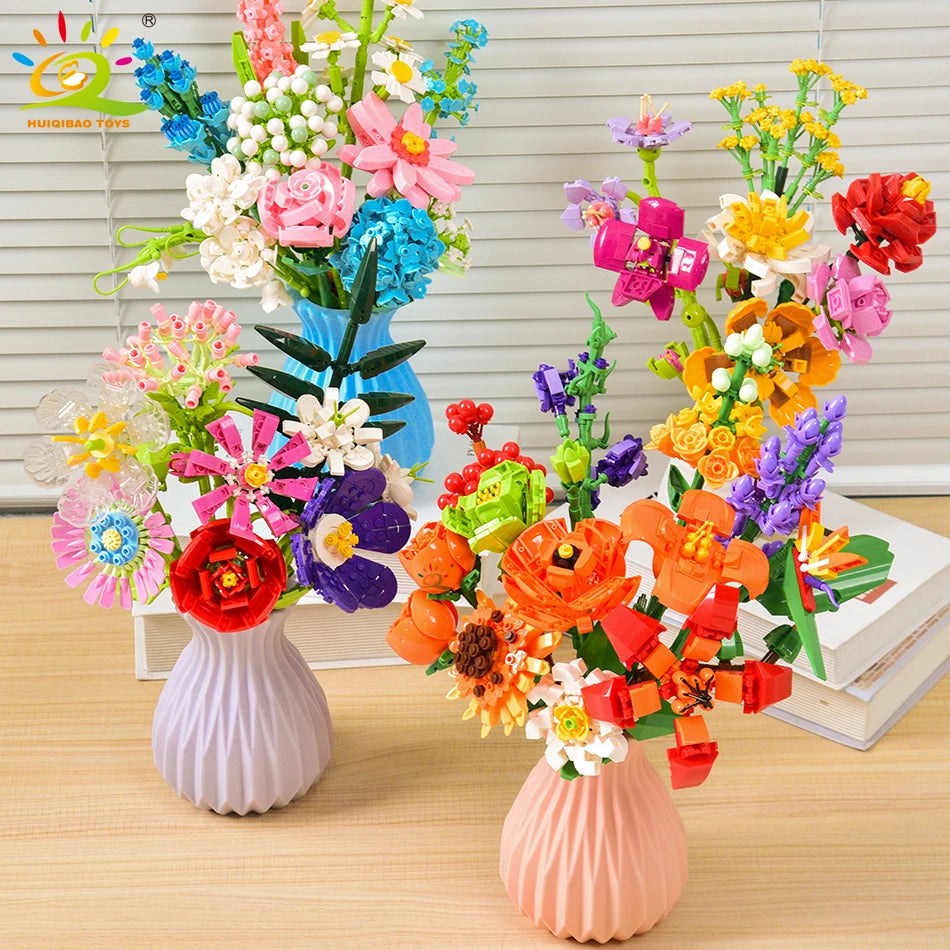 PENDRA Bouquet Plants Floral Building Set
