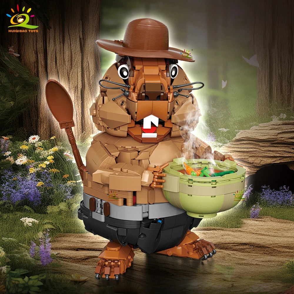 PENDRA Groundhog Marmot Animal Building Set