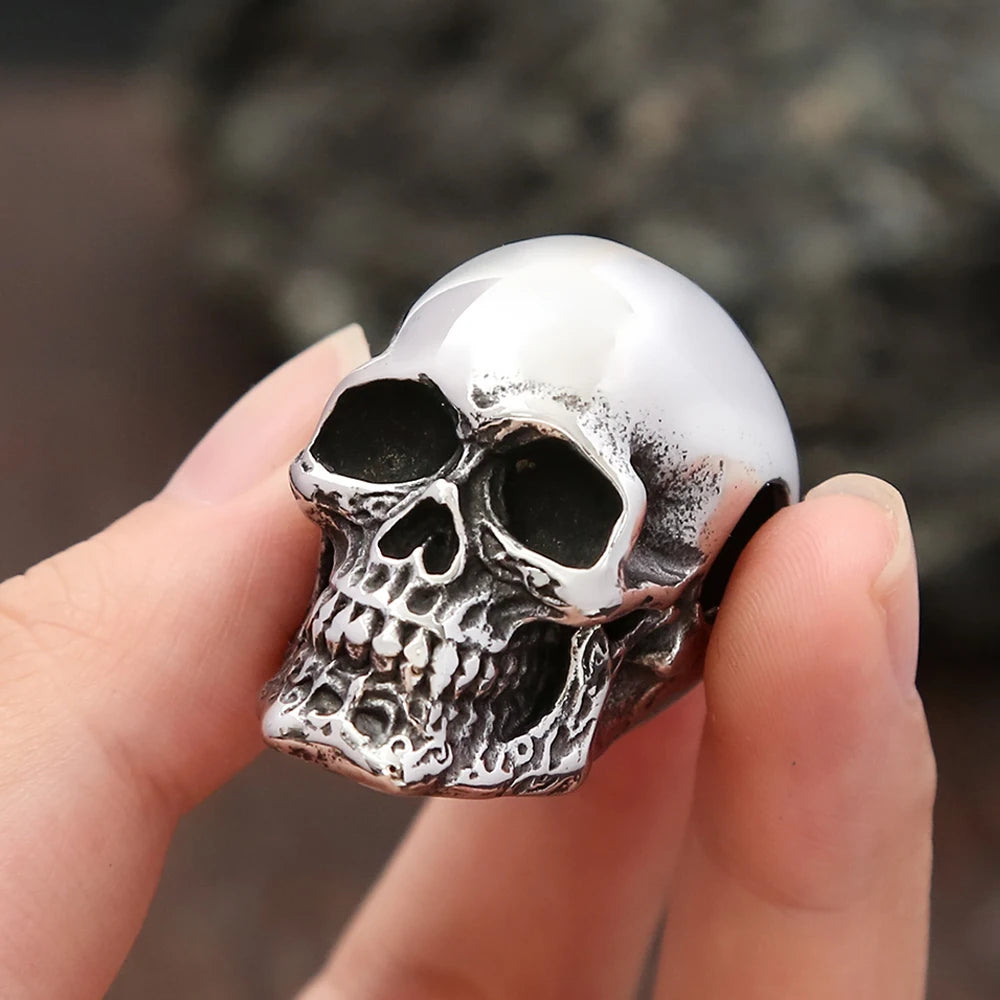 PENDRA Skullgoth Vintage Stainless Steel Skull Pendant