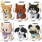 PENDRA Cute Dog Micro Building Set