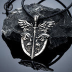 PENDRA Wing Norse Steel Necklace
