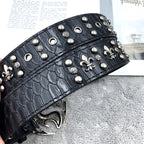 PENDRA Orlaaya Leather Gothic Belt