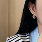 PENDRA Water Sterling Silver Earrings