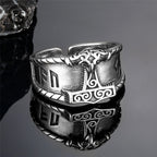 PENDRA Rune Silver Copper Ring