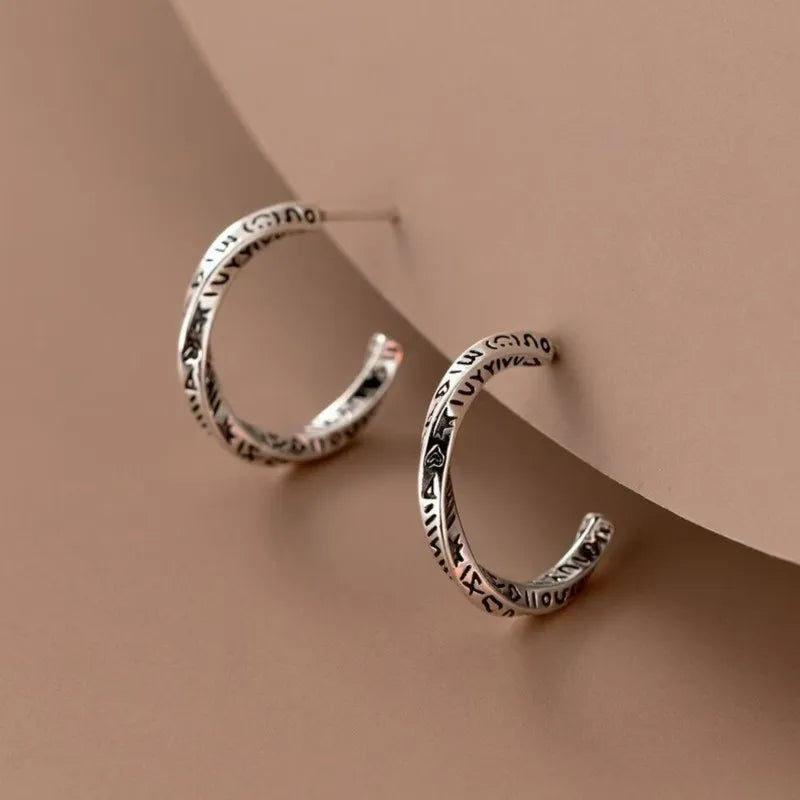 PENDRA Mobius Sterling Earrings