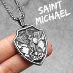 PENDRA Arch Angel St Steel Necklace