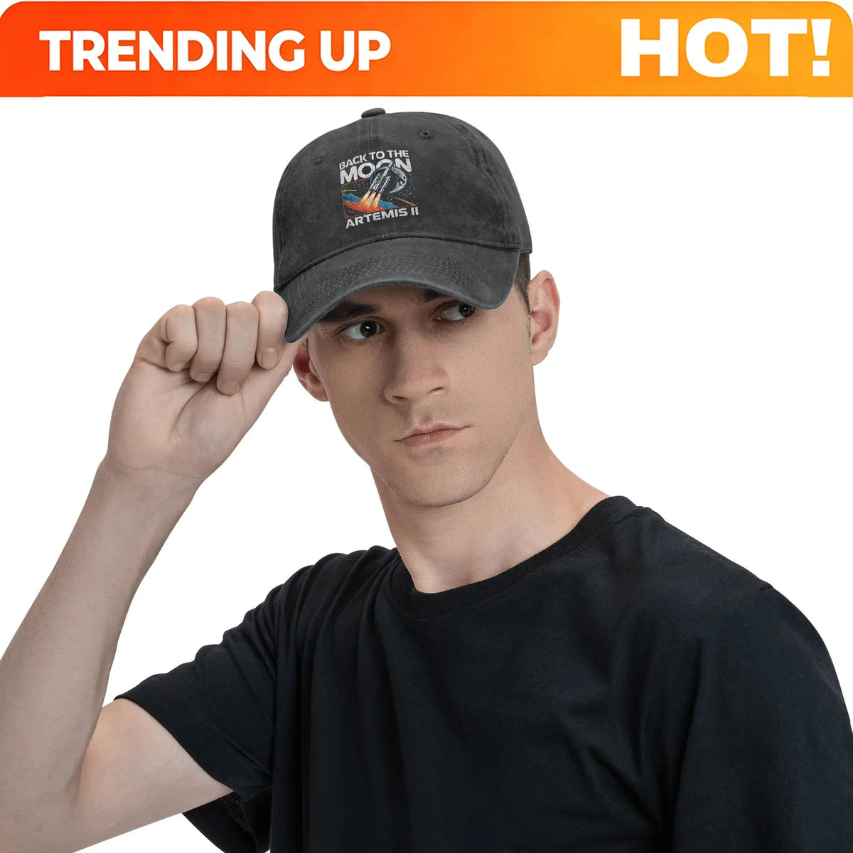 PENDRA Moon Mission Snapback Baseball Cap