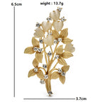 PENDRA Florielle4 Floral Brooch