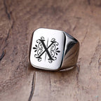 PENDRA Sigent Father's Day Steel Ring