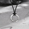 PENDRA Mobius Black Pendant Necklace