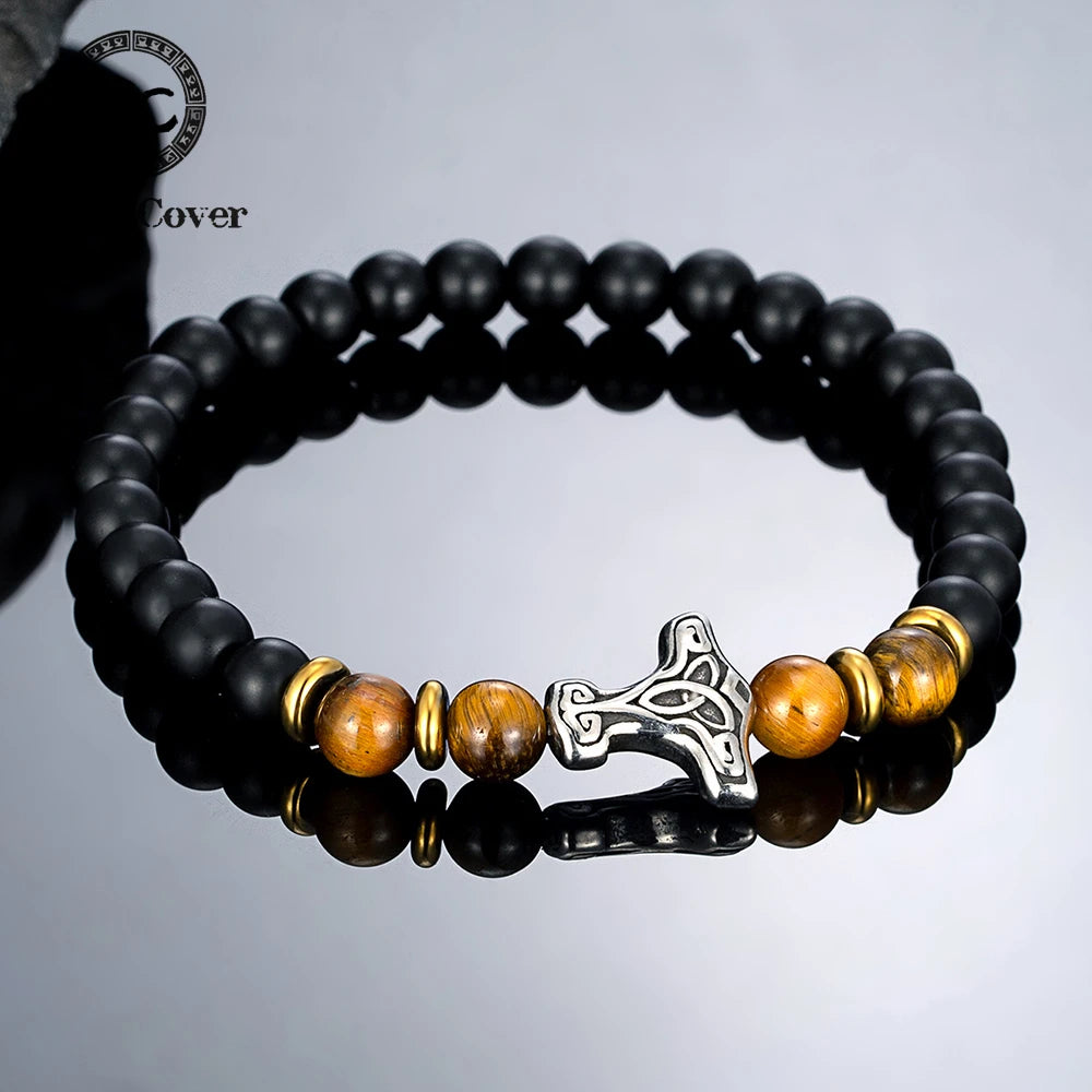 PENDRA Thor Hammer Classic Steel Bracelet