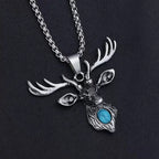 PENDRA Reindeer 316L Stainless Steel Deer Pendant Necklace