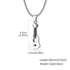 PENDRA Guitar Dog Dog Tag Necklace