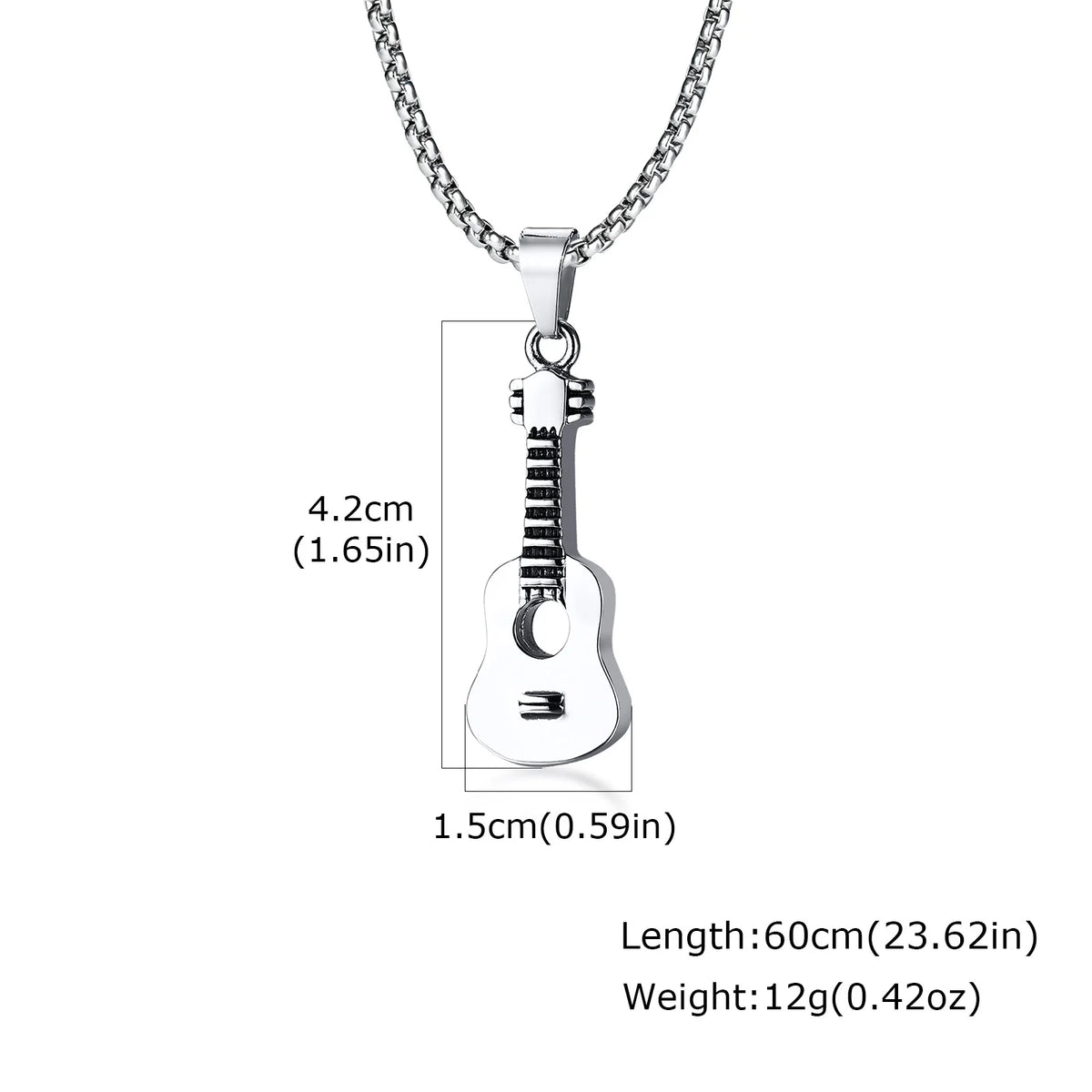 PENDRA Guitar Dog Dog Tag Necklace