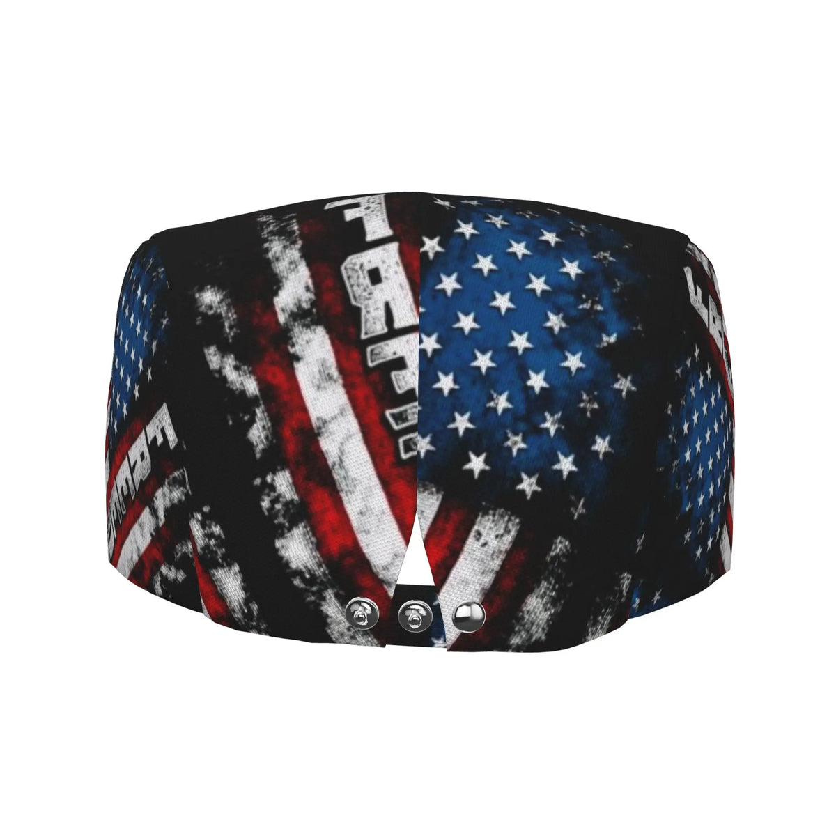 1pc Vintage Freedom Flag Texture All-over Print Flat-top Hat for Men and Women; Painter's Hat, Newsboy Cap, Beret, Irish-style D