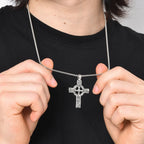 PENDRA Cross Knot Pendant Necklace