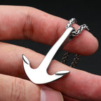 PENDRA Vikinganchor Simple Stainless Steel Anchor Necklace
