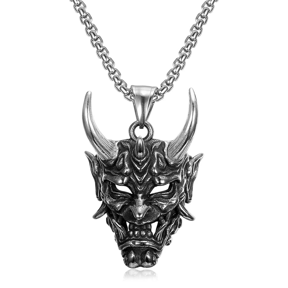 PENDRA Skullpunk Gothic Hip Hop Skull Pendant