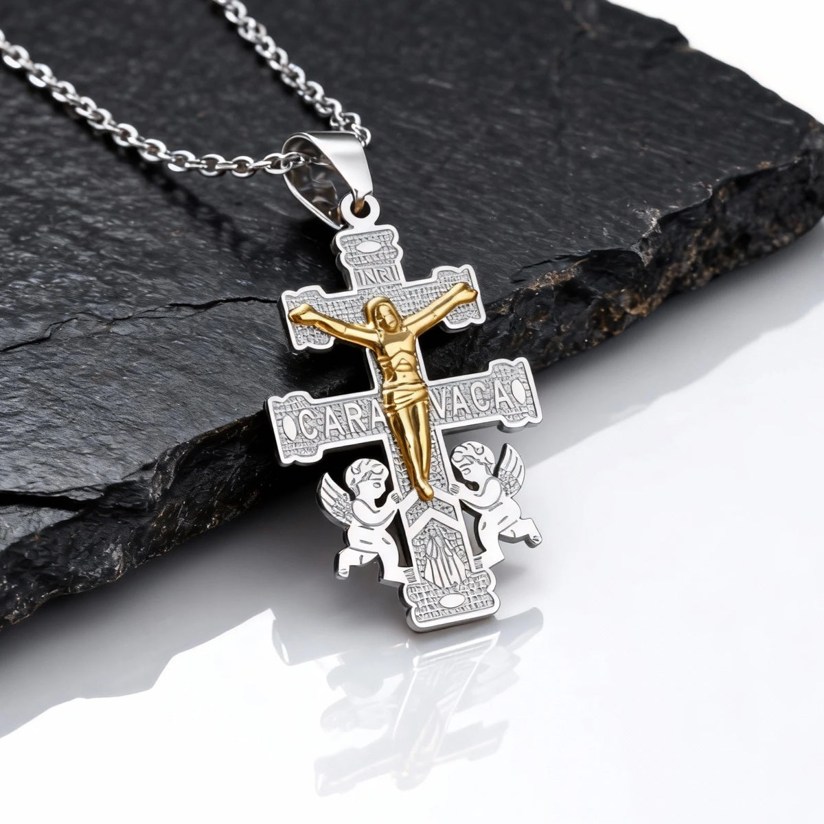 PENDRA Cross Orthodox Pendant Necklace