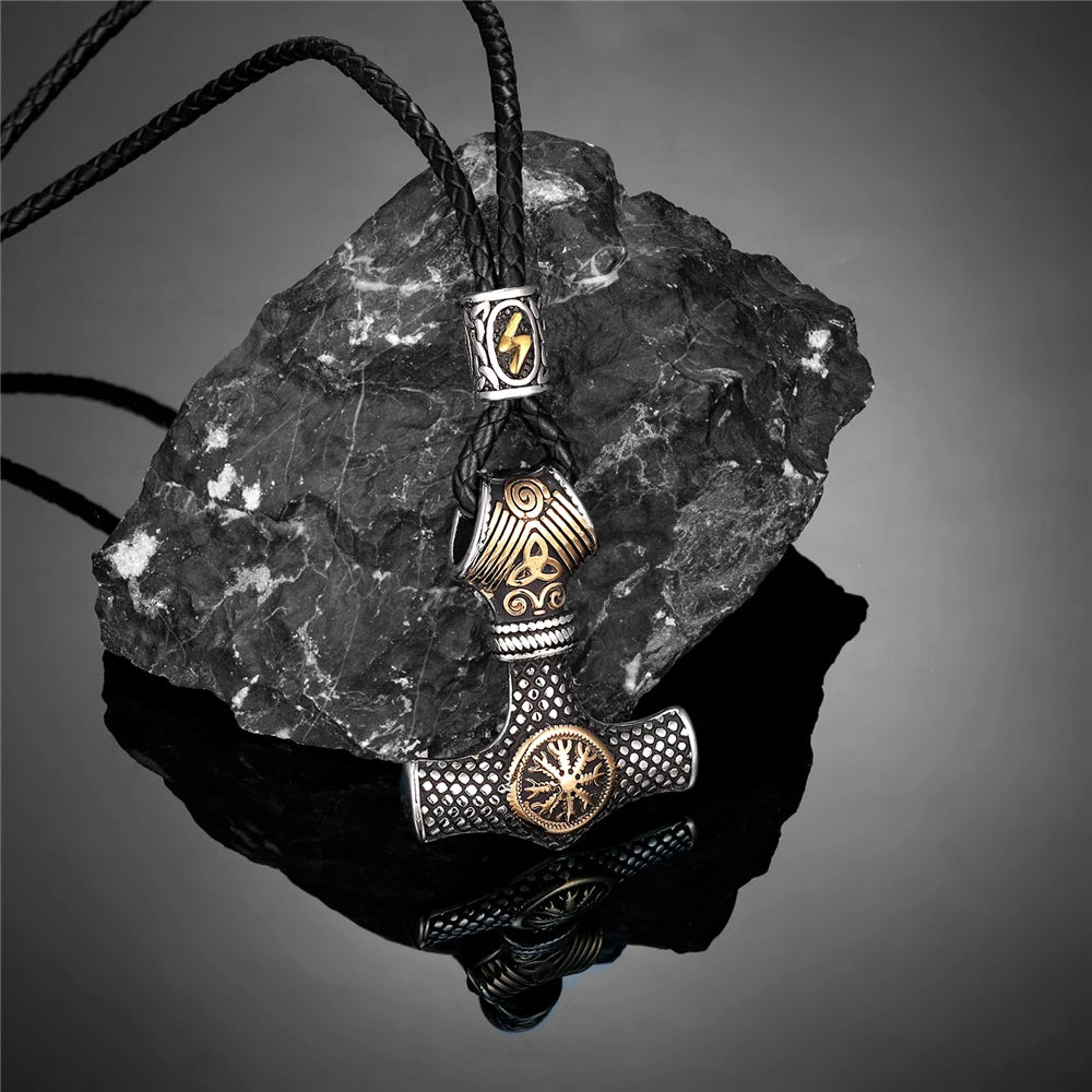 PENDRA Beaded Norse Necklace