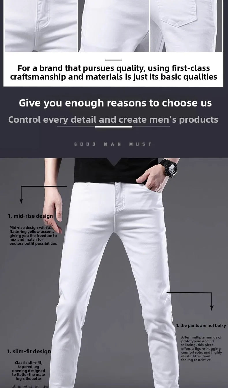 PENDRA White Fitting Pants
