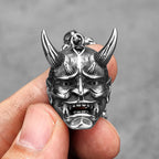 PENDRA Japanese Wraith Prajna Steel Necklace