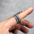 PENDRA Golden Snake Animal Ring