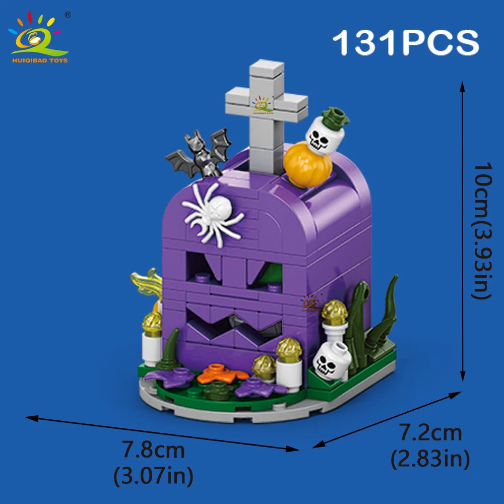 PENDRA Pumpkin Ghost House Building Set