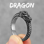PENDRA Devil Dragon Animal Steel Ring