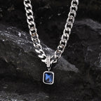 PENDRA Square Cuban Pendant Necklace