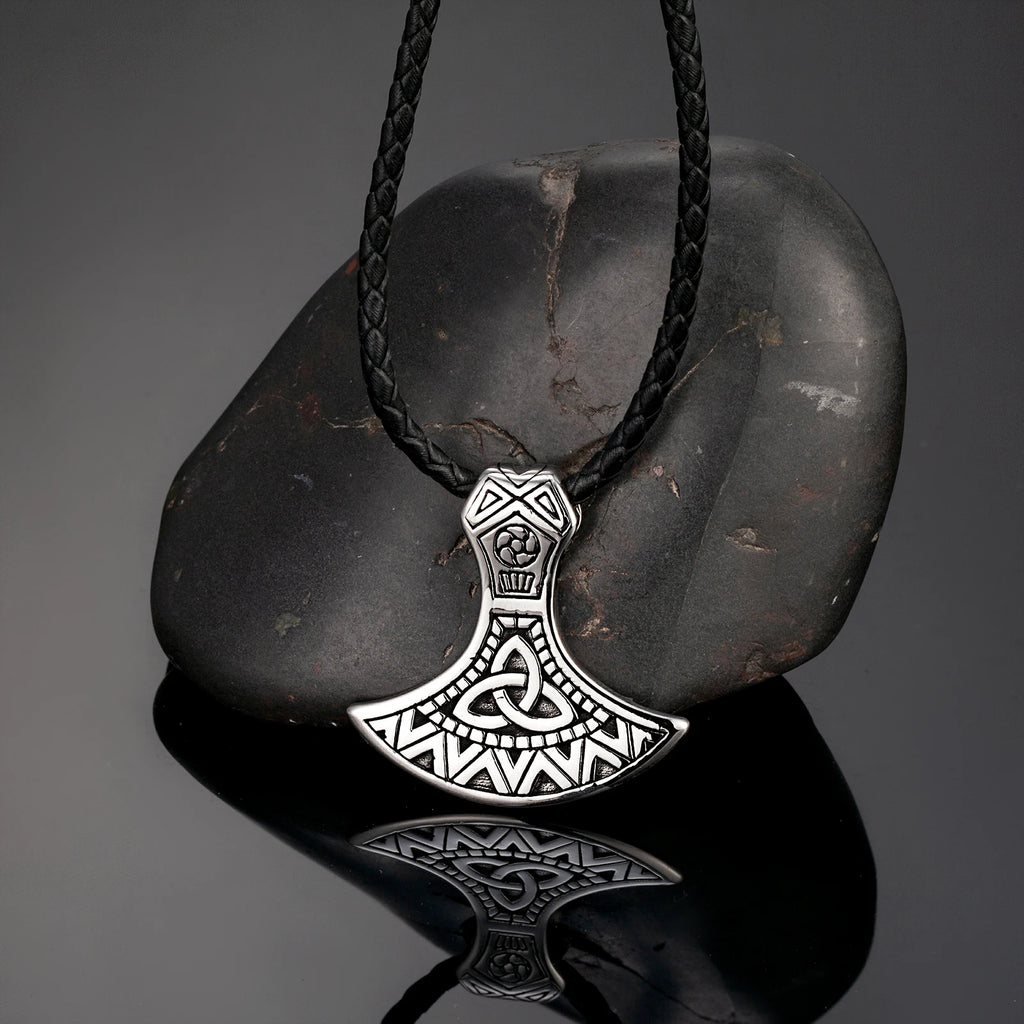 PENDRA Rune Axes Necklace