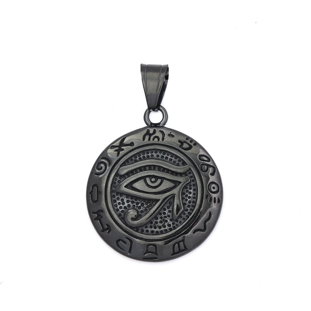 PENDRA Horus Stainless Steel Eye of Horus Pendant