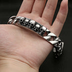 PENDRA Valknut Celtic Stainless Steel Cuff Bracelet