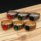 PENDRA Valknot Nordic Viking Knot Rune Ring