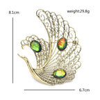 PENDRA Aveline3 Bird Brooch