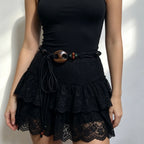 PENDRA Jadeelle Floral Boho Waist Chain Belt