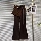 PENDRA Micro Flared Fake Two Pants