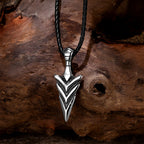 PENDRA Viking Spear Norse Steel Necklace