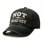 PENDRA Not Yet Embroidered Funny Vintage Cotton Dad Adjustable Baseball Cap
