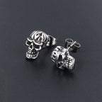 PENDRA Skullpunk Gothic Skull Earrings