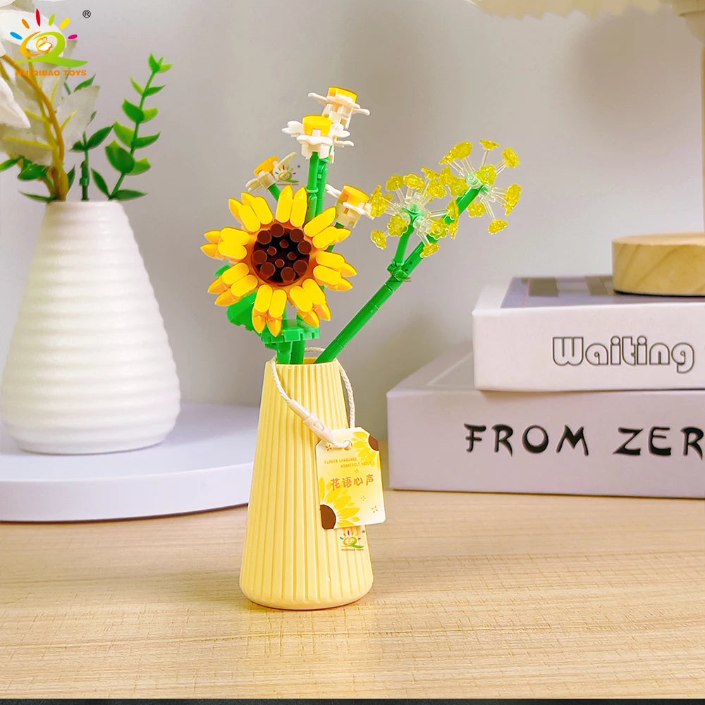 PENDRA Pot Sunflower Micro Building Set